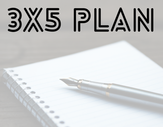 3 X 5 PLAN: Personal Growth Made Simple
