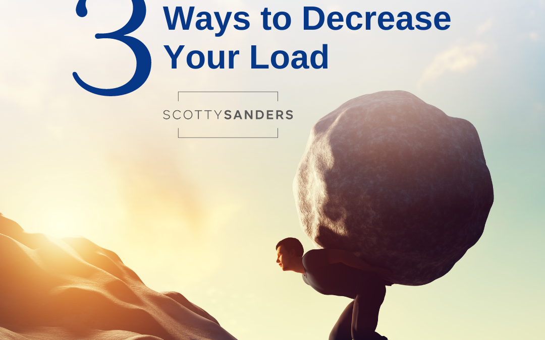 Overwhelmed Equation: Three Ways to Decrease Your Load
